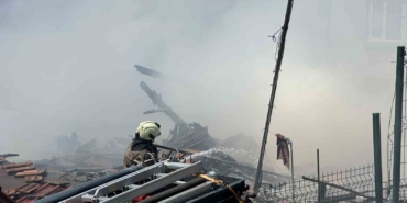 Sarıyer’de alev alev yanan gecekondu kullanılamaz hale geldi