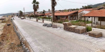 Cunda Adası’nda yol hamlesi