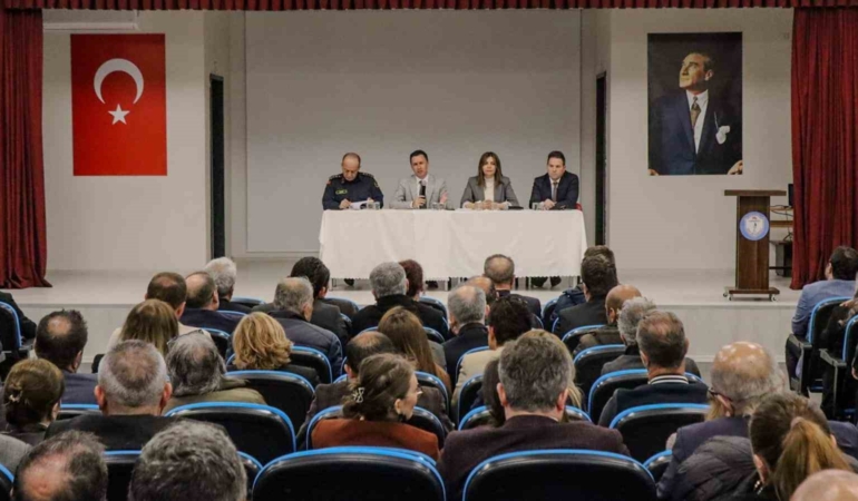 Eğitim ortamları ve okul güvenliği için toplanıldı