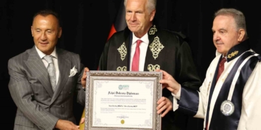 Almanya’nın 10. Cumhurbaşkanı Wulff’a Kocaeli’de fahri doktora