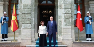 Cumhurbaşkanı Erdoğan, Kuzey Makedonya Cumhurbaşkanı Davkova ile görüştü