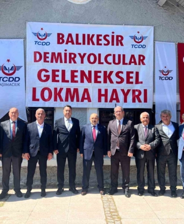 Balıkesir TCDD çalışanlarından geleneksel lokma hayrı