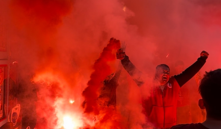 Edirne’de Galatasaray’ın galibiyeti coşkuyla kutlandı