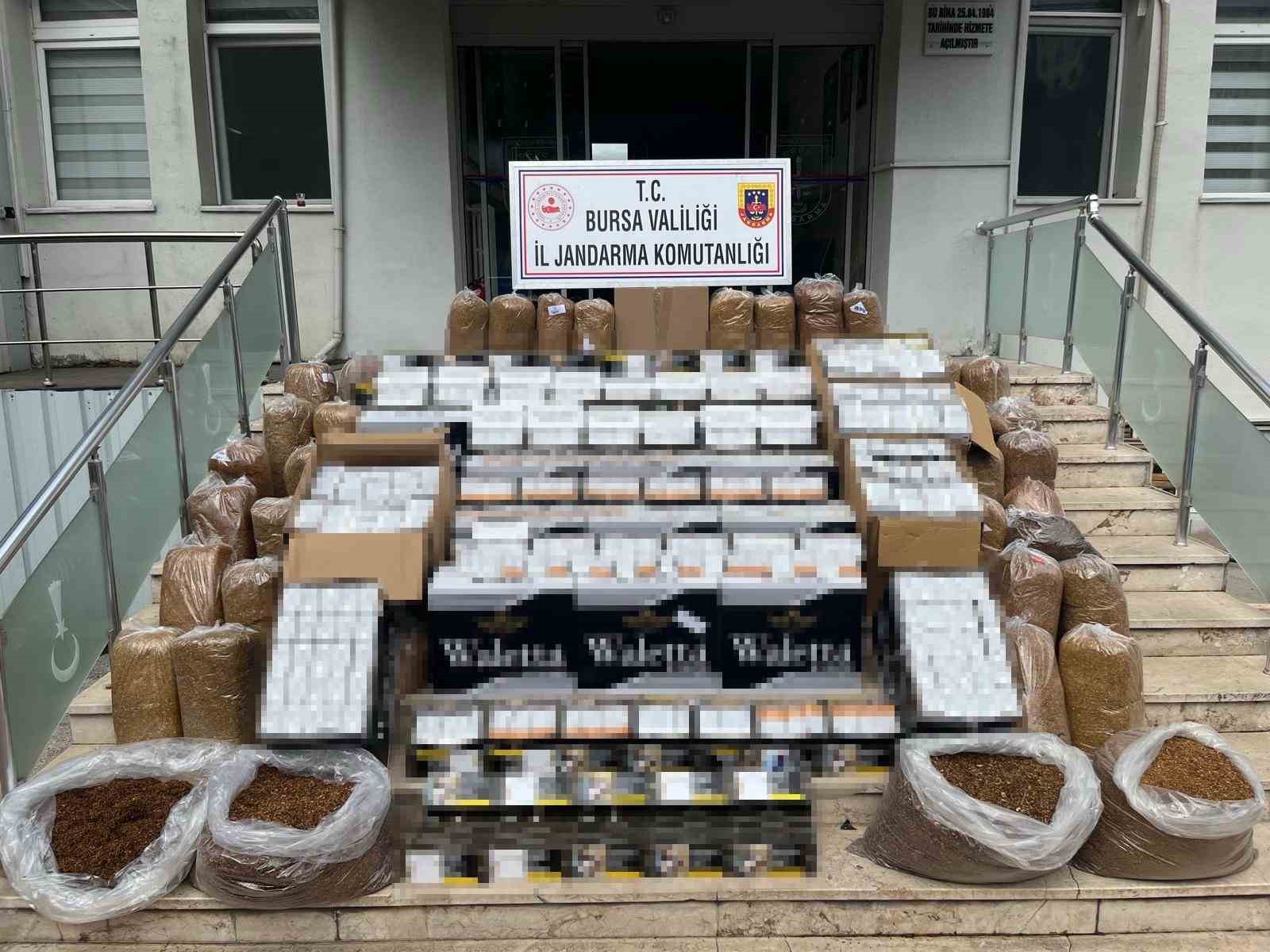 Gemlik’te kaçak sigara operasyonu: 2 kişi tutuklandı