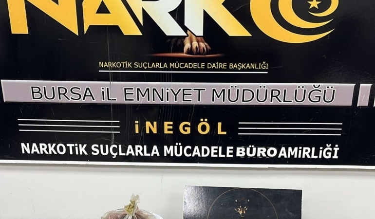 İnegöl’de uyuşturucu taciri tutuklandı