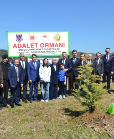 Şehit infaz ve koruma memuru Cengiz Yiğit anısına hatıra ormanı oluşturuldu