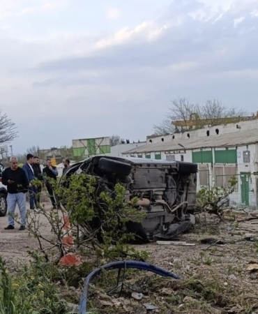 Bandırma’da takla atan otomobil sürücüsü yaralandı