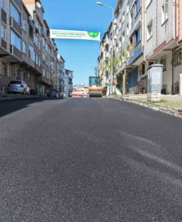 Sultangazi’de asfalt çalışmaları sürüyor