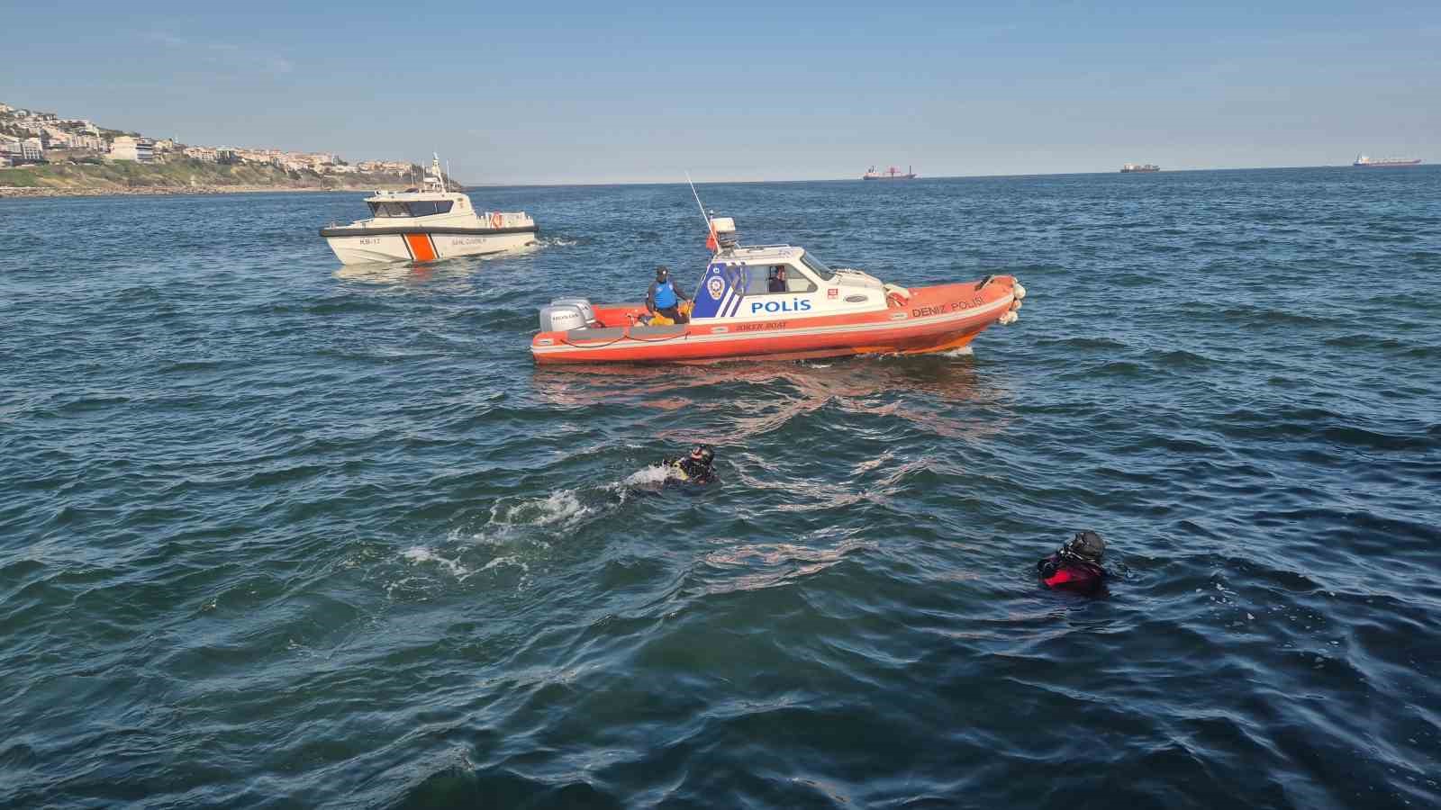 Tekirdağ’da denizde temizlik