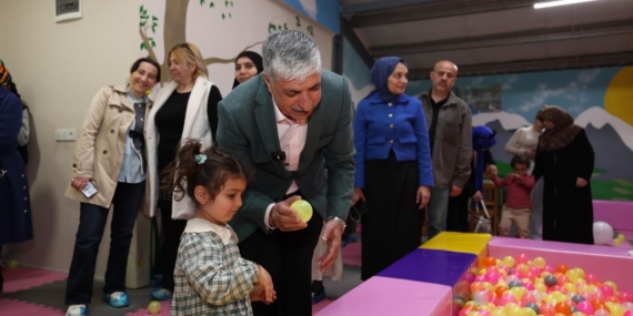 Tavşancıl Çocuk Oyun Evi modern yüzüyle açıldı