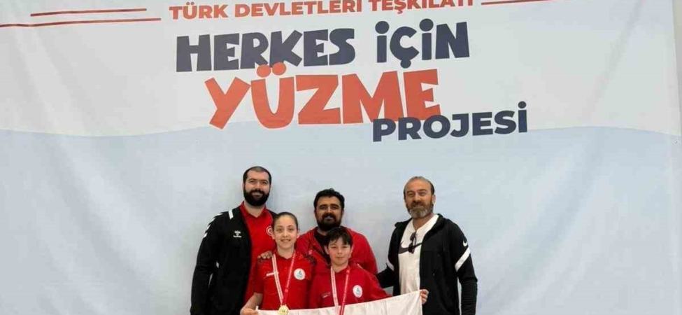 Körfezli genç yüzücüler Azerbaycan’da Türkiye’yi temsil edecek