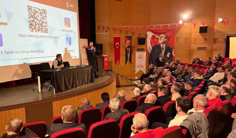 Çiftçilere destek toplantısı: Yeni model anlatıldı