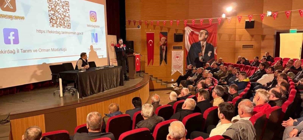 Çiftçilere destek toplantısı: Yeni model anlatıldı