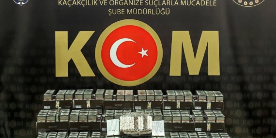 Bilecik’te 15 bin kaçak makaron ele geçirildi: 2 gözaltı