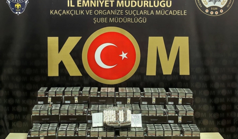 Bilecik’te 15 bin kaçak makaron ele geçirildi: 2 gözaltı