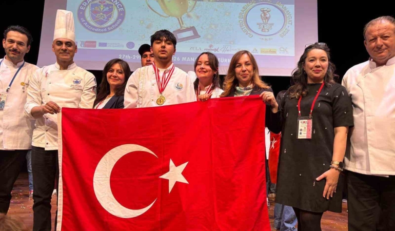 Balıkesirli öğrencilerden Uluslararası GastroErasmus’ta madalya yağmuru