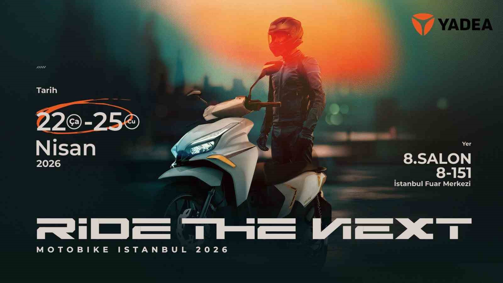 Yadea, Motobike Istanbul’da yeni ürünlerini sergileyecek