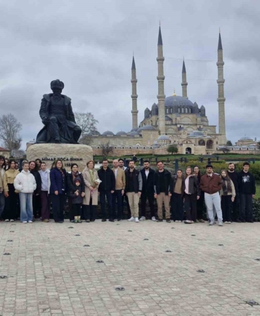 Edirne’de genç mimar adayları Mimar Sinan’ın izinde