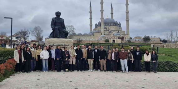 Edirne’de genç mimar adayları Mimar Sinan’ın izinde