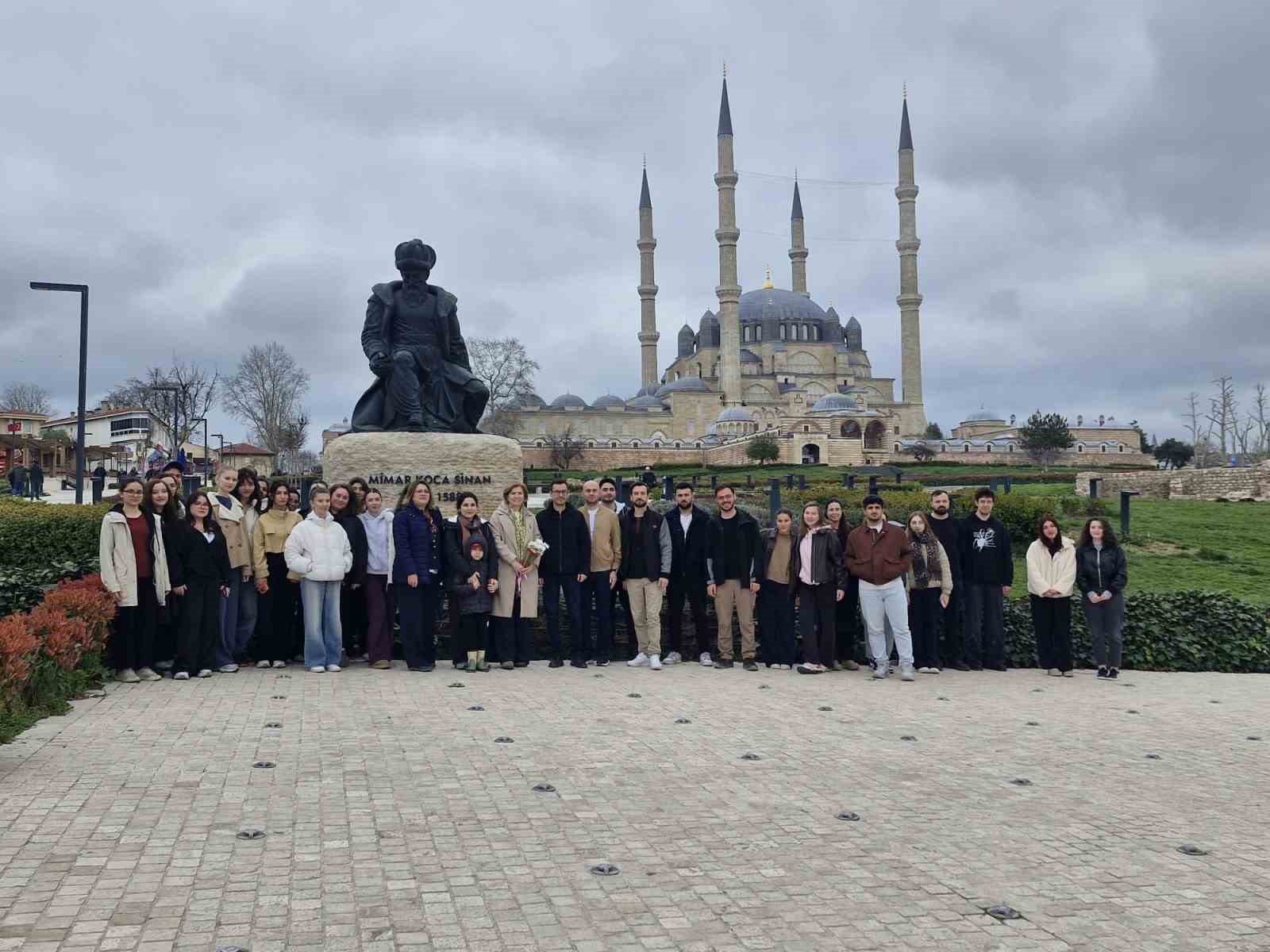 Edirne’de genç mimar adayları Mimar Sinan’ın izinde