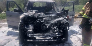 Gönen’de araç yangını paniğe neden oldu