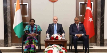 TBMM Başkanı Kurtulmuş, Fildişi Sahili Senatosu Başkanı Camara ve Ulusal Meclisi Başkanı Achi ile görüştü