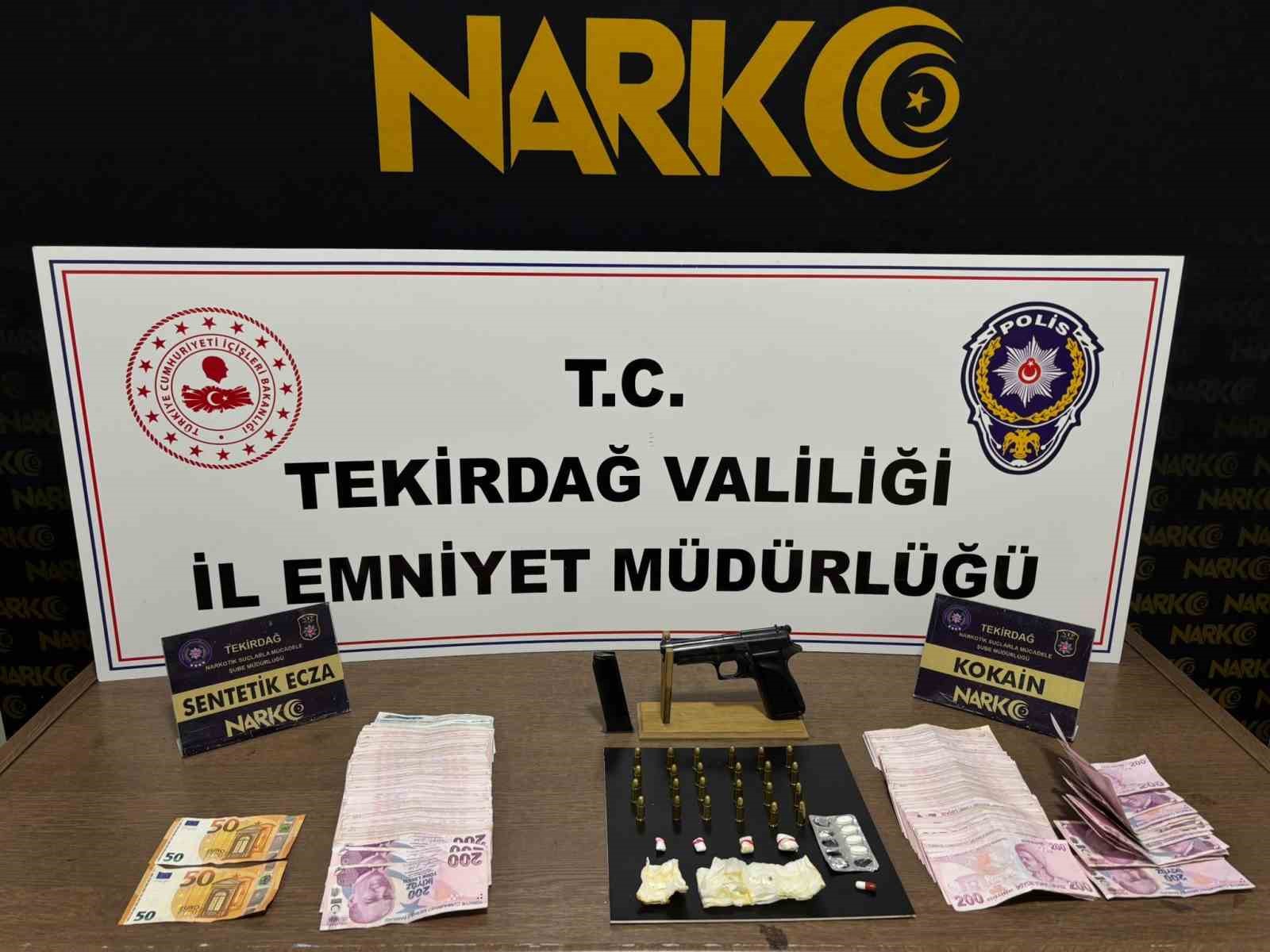 Tekirdağ’da zehir tacirlerine operasyon: 184 şüpheliye işlem yapıldı