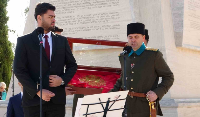 57’nci Alay Sancağı 111 yıl sonra kurulan 57 Alay’a teslim edildi