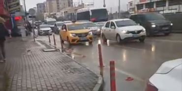 Bursa’da tehlikeli manevra: 3 bin lira ceza kesildi