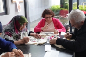 Ümraniye’de Litvanya’dan gelen katılımcılardan Aktif Yaşam Merkezi’ne ziyaret