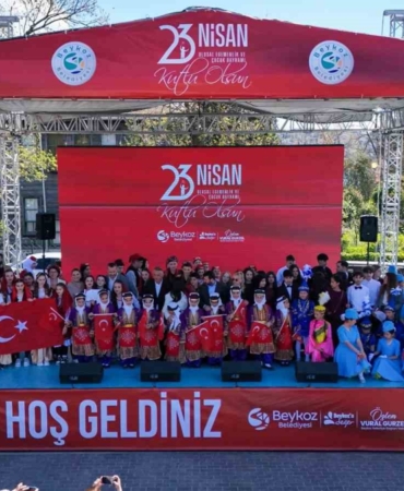 Beykoz’da çocuklar bayramın tadını doyasıya çıkardı