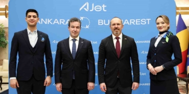 AJet, ilk Ankara-Bükreş seferini gerçekleştirdi