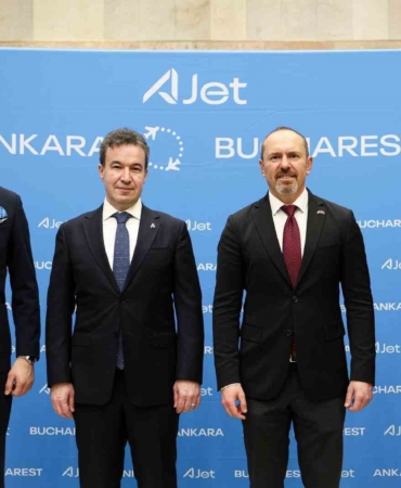 AJet, ilk Ankara-Bükreş seferini gerçekleştirdi