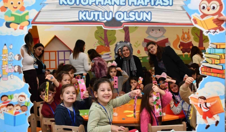 Büyükşehir’in Kütüphane Haftası etkinliklerine yoğun ilgi