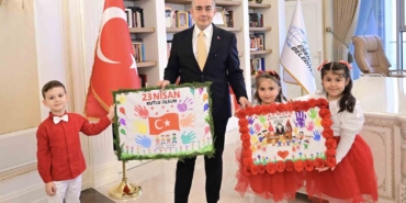 Esenyurt Belediye Başkan Vekili Aksoy’a 23 Nisan’da anlamlı ziyaret