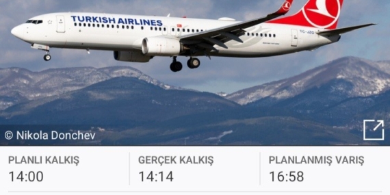 İran’da mahsur kalan THY uçağı yurda döndü