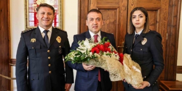 Vali Sözer, Polis Haftası dolayısıyla teşkilat mensuplarını kabul etti