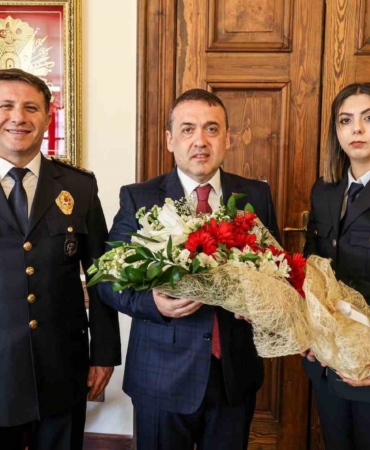 Vali Sözer, Polis Haftası dolayısıyla teşkilat mensuplarını kabul etti