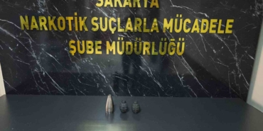 Uyuşturucu baskınında evden el bombası ve havan topu gövdesi çıktı