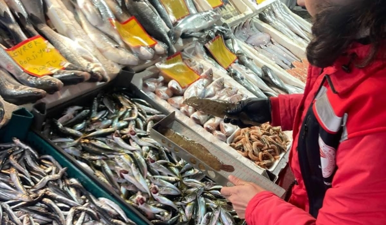 Tekirdağ’da su ürünleri denetimi