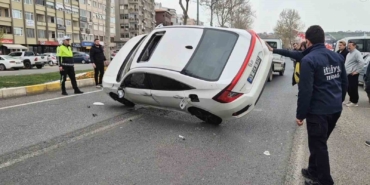 Otomobiller çarpıştı: 1 yaralı