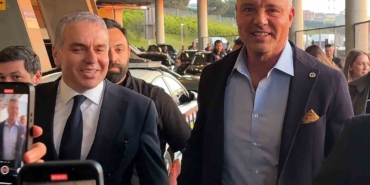 Sadettin Saran, derbi için stada geldi