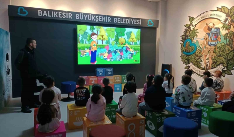 Çevre Eğitim ve Bilim Merkezi minikleri ağırladı