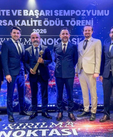 Bursa Kalite Büyük Ödülü’nü aldılar