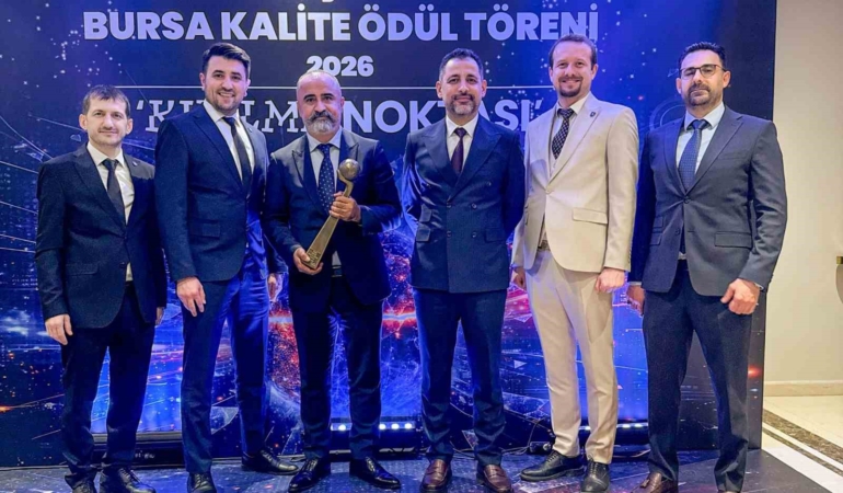 Bursa Kalite Büyük Ödülü’nü aldılar