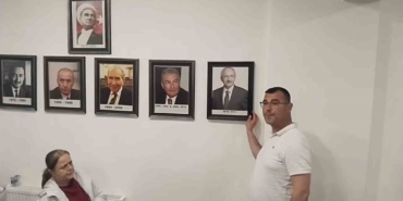 Edirne’de partililer CHP il binası önünde toplandı