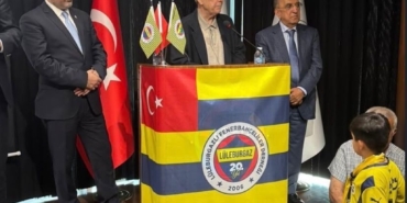 Aziz Yıldırım’a Lüleburgaz’da meşaleli karşılama