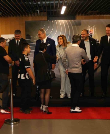 Beşiktaş’ta bayramlaşma töreni yapıldı