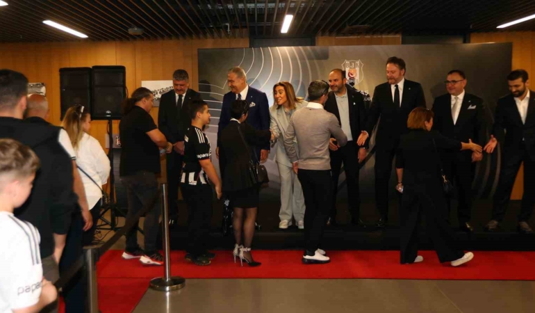Beşiktaş’ta bayramlaşma töreni yapıldı