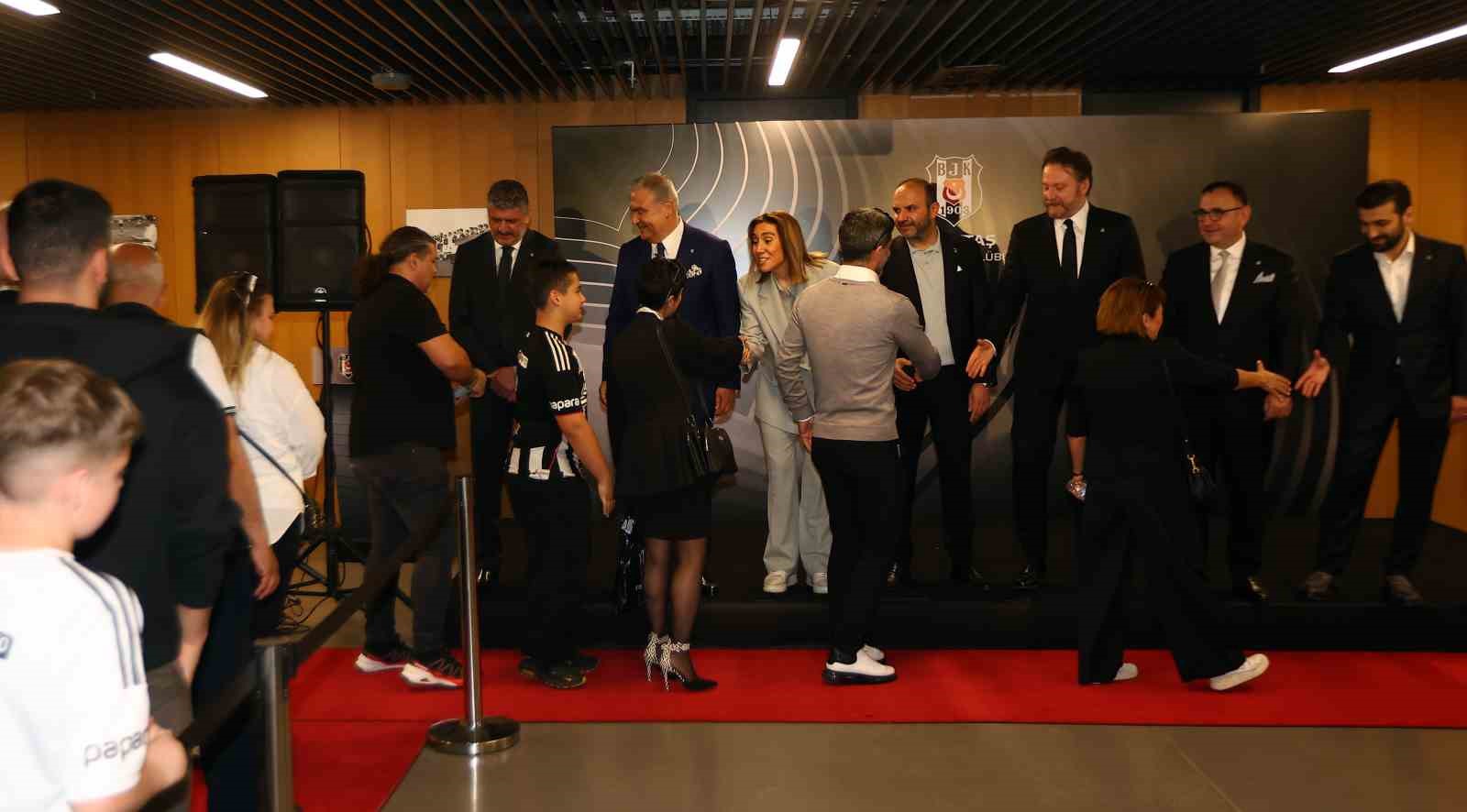 Beşiktaş’ta bayramlaşma töreni yapıldı